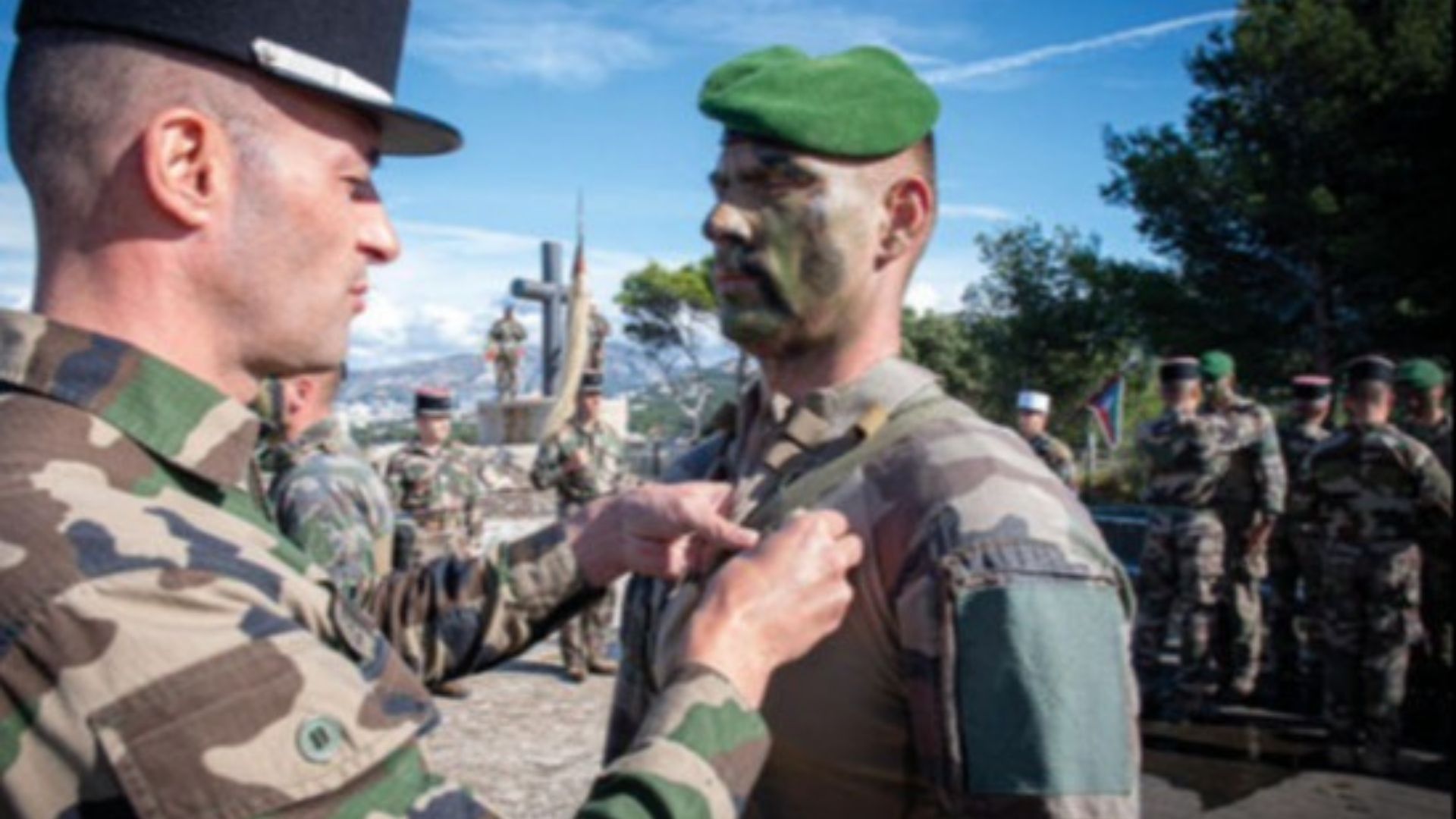 La cérémonie de remise des brevets s'est déroulée sur l'esplanade du fort du Montrose.