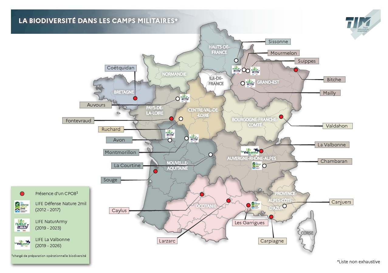 L'armée de Terre s'est dotée d'une politique de gestion durable pour ses espaces d'entraînement.