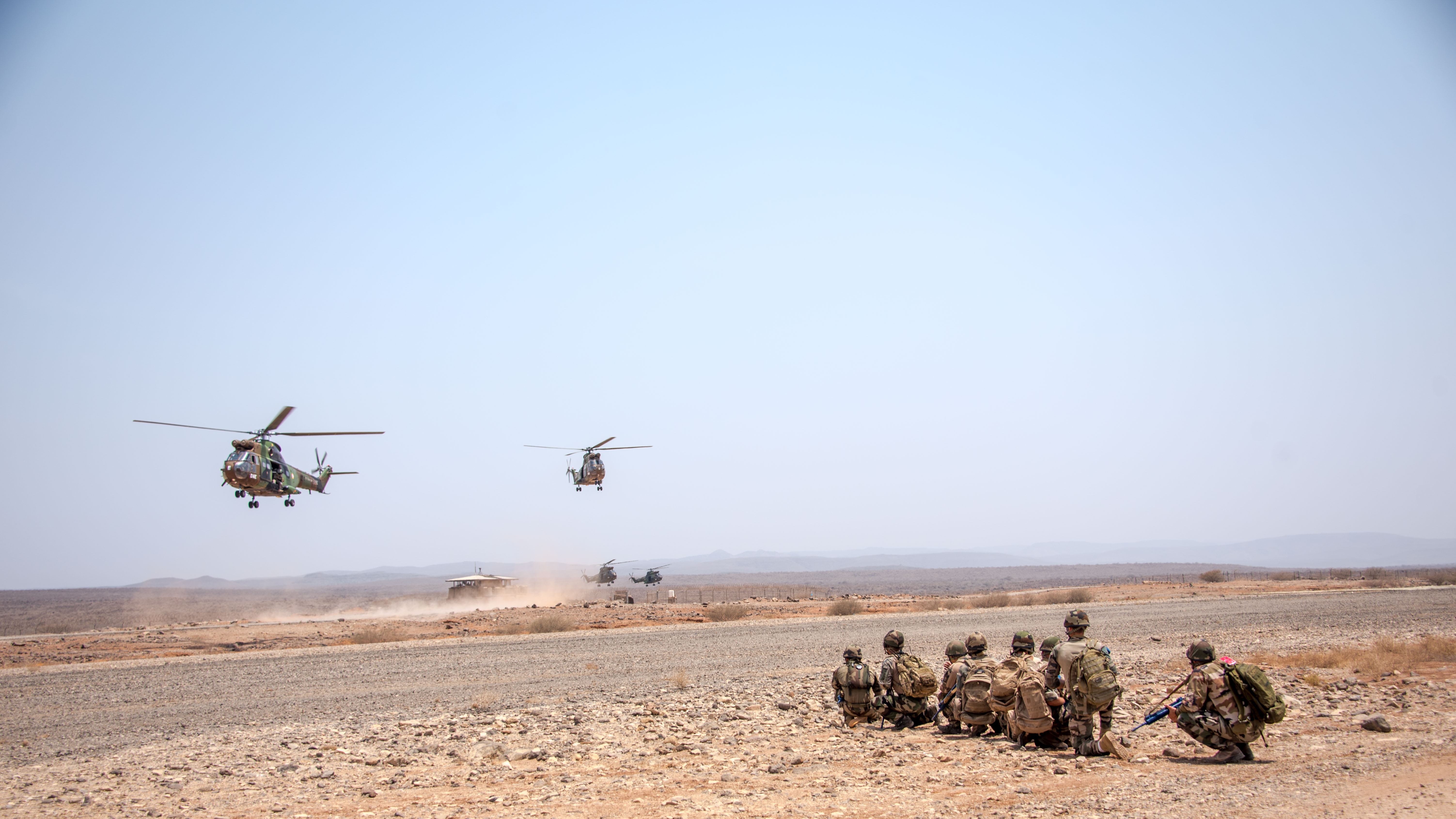 Un déploiement d’envergure pour les troupes aéroterrestres du 5e RIAOM