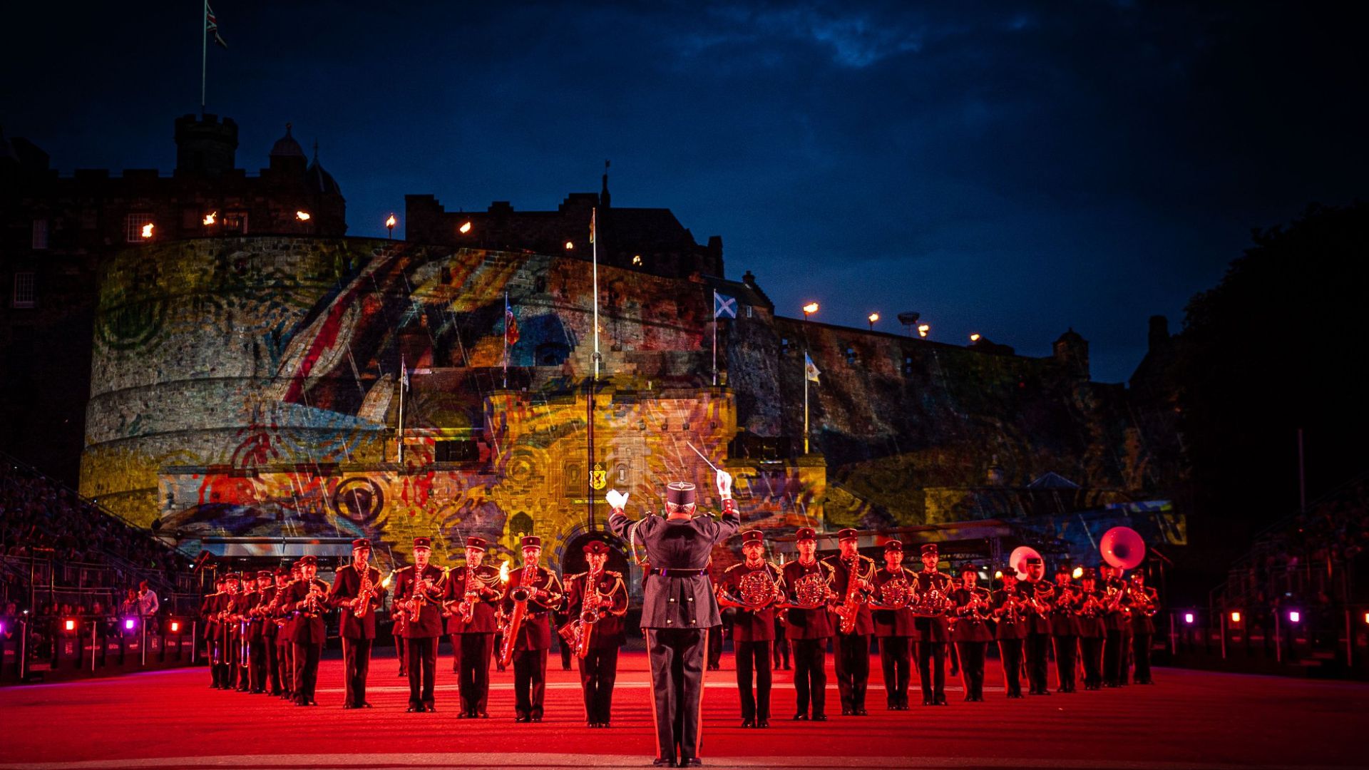 Festival de la musique militaire à Edimbourg. 