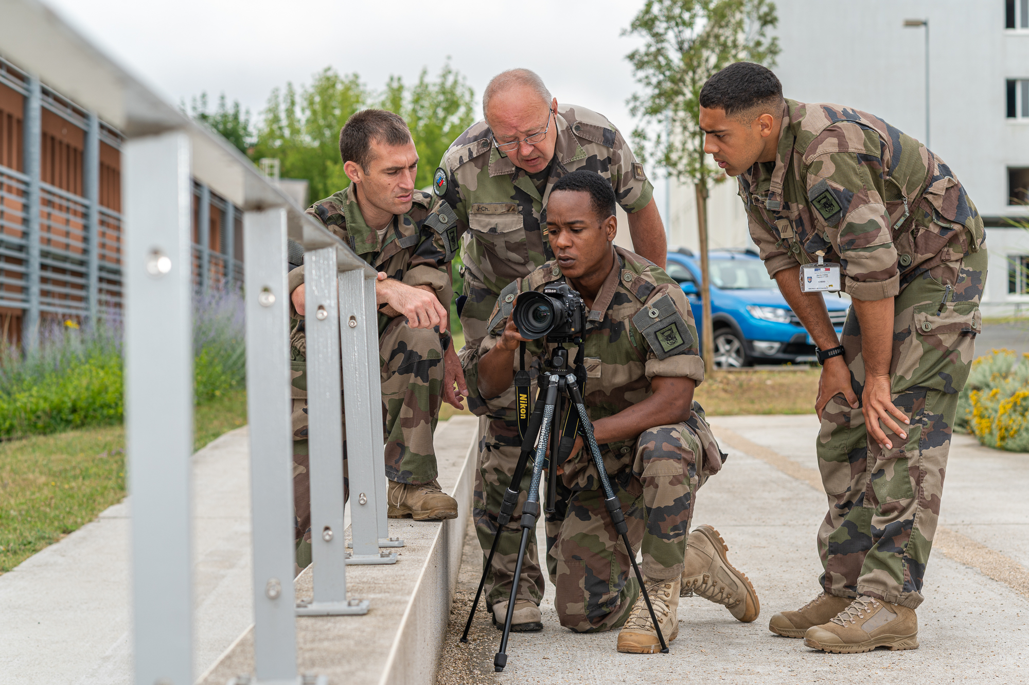 Exercice pratique pour les stagiares, sur la prise de vue photo. 