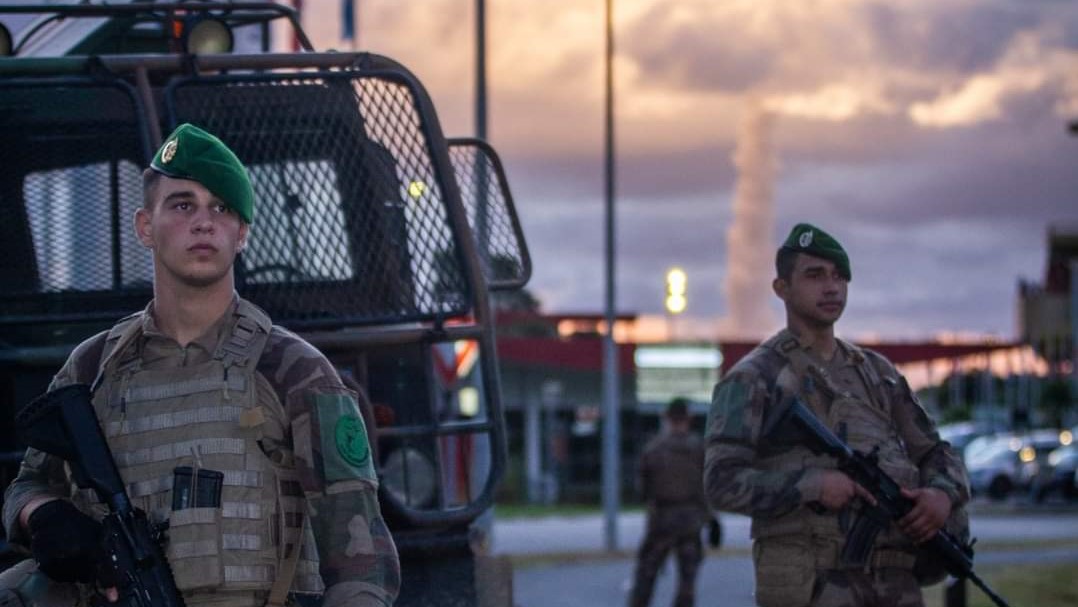 3e régiment étranger d’infanterie en protection d'Ariane 5