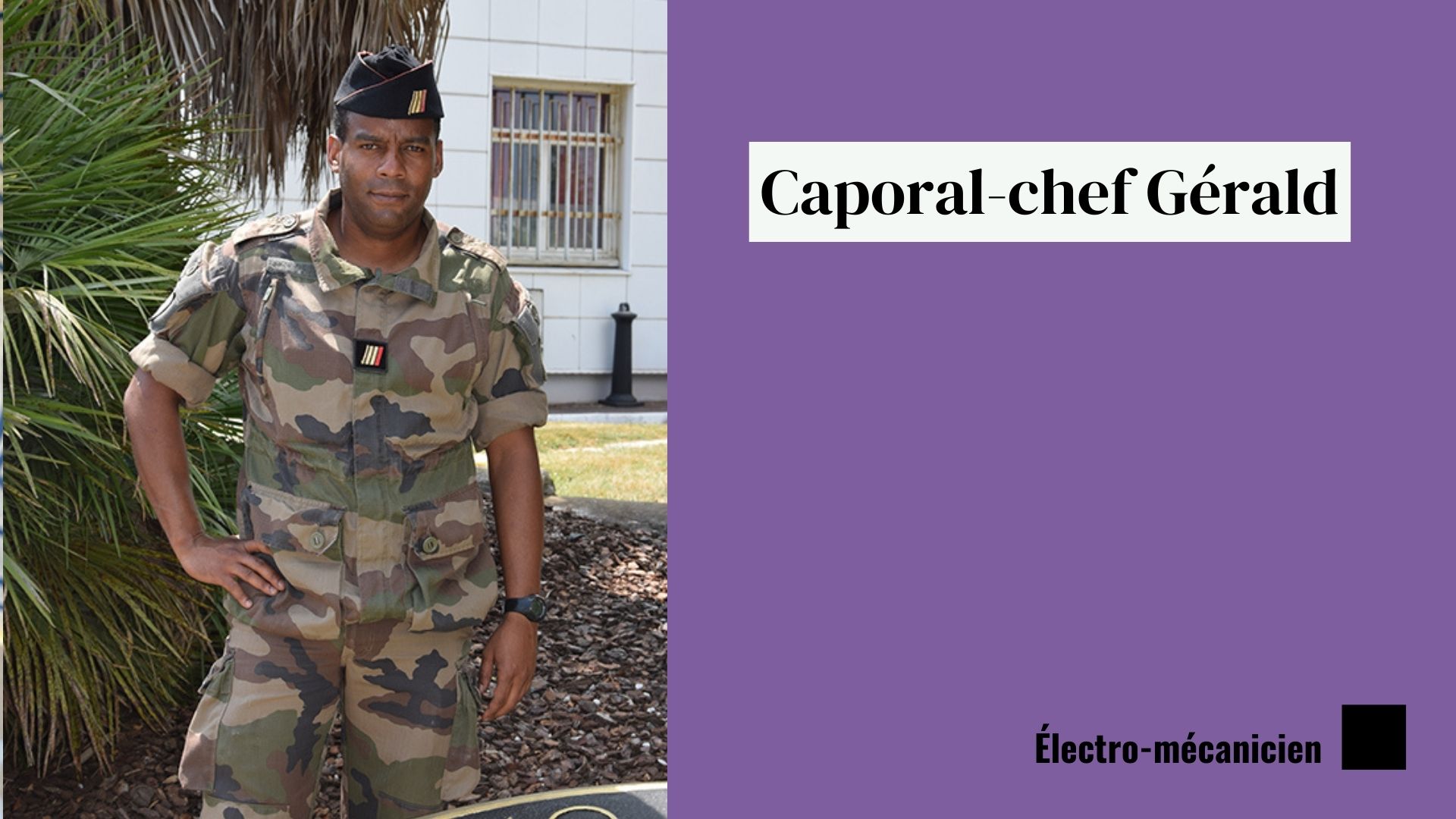 Caporal-chef Gérald