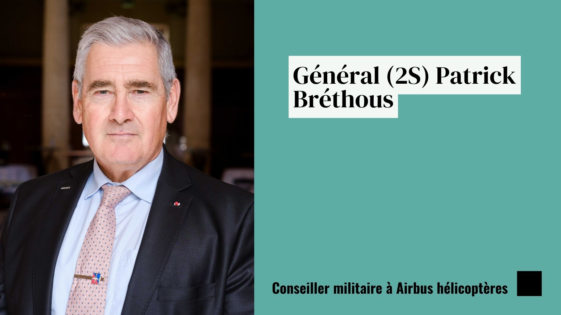 Portrait du général 2S Patrick Bréthous.