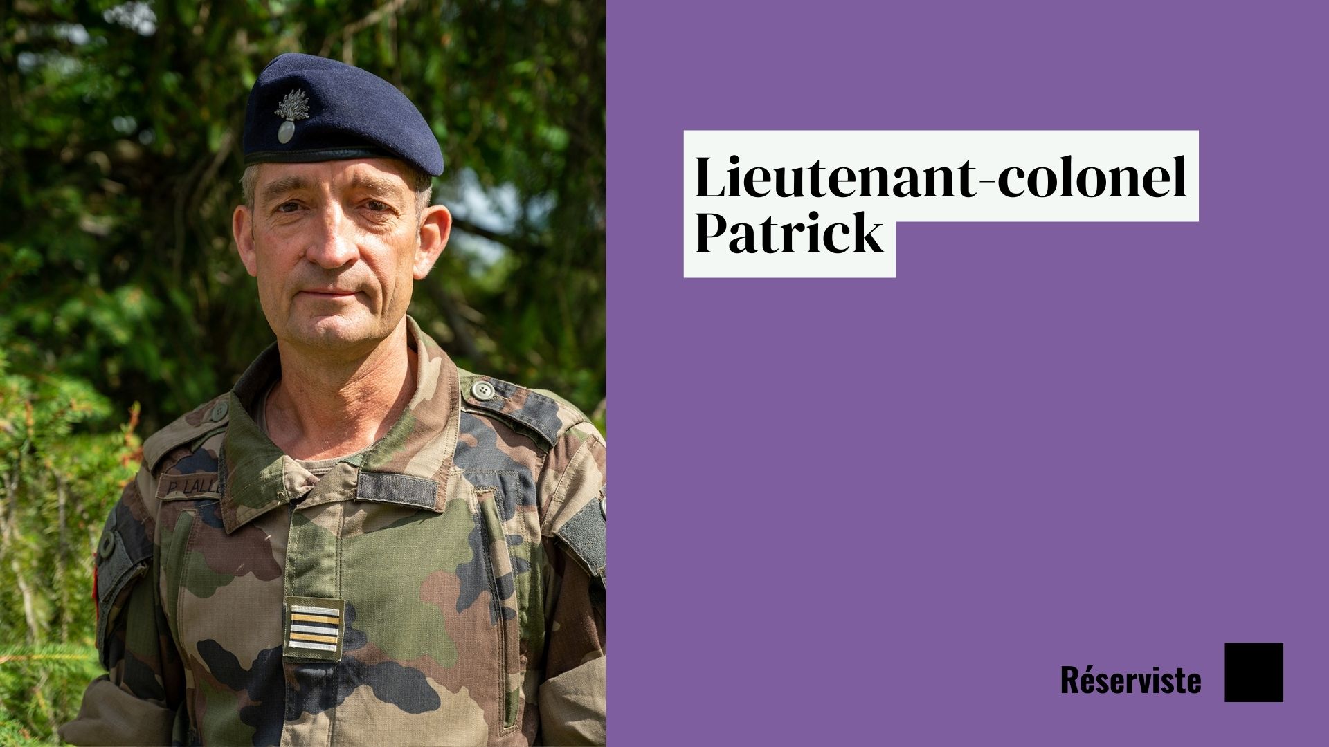 Lieutenant-colonel Patrick