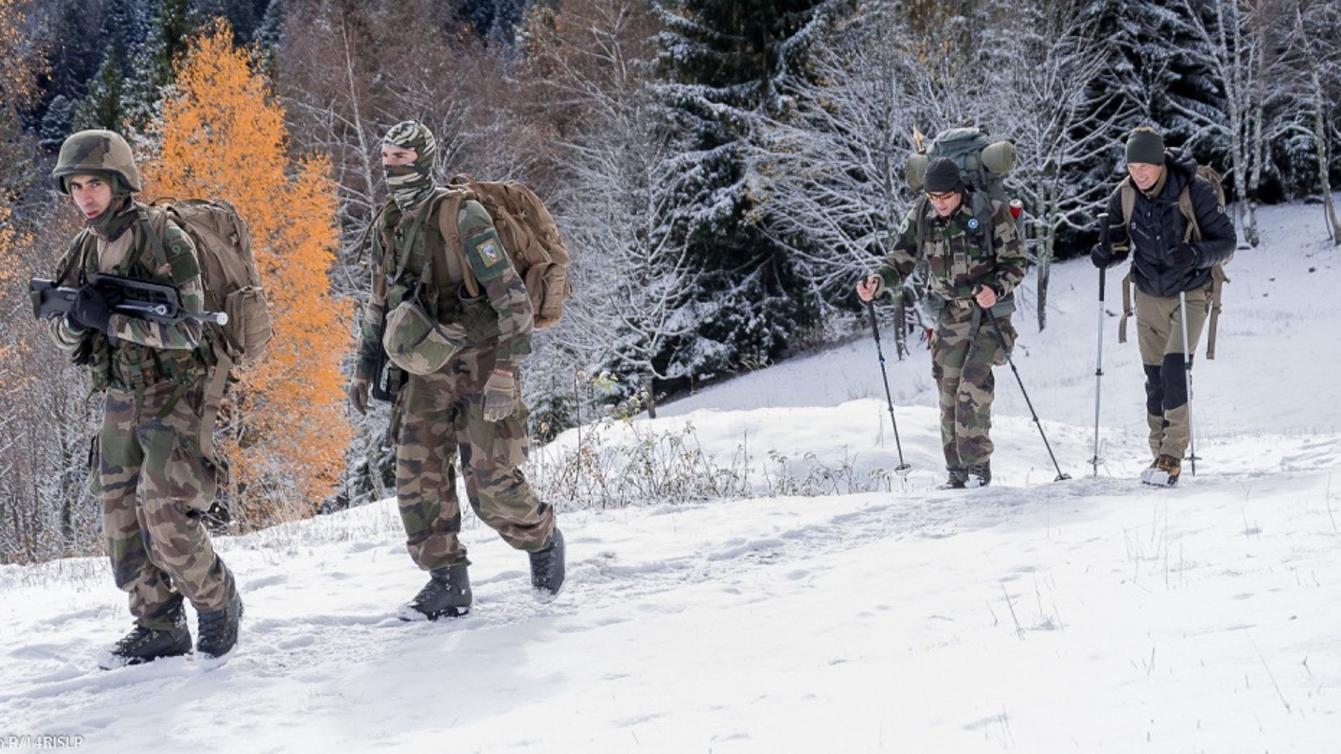 Stage d'aguerrissement montagne au 14e régiment d'infanterie et de soutien logistique parachutiste