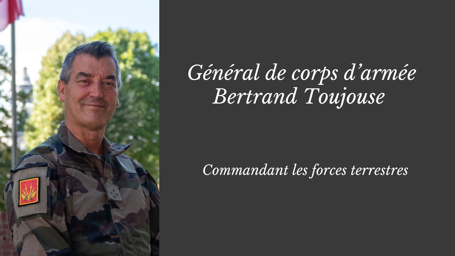 Général de corps d’armée Bertrand Toujouse