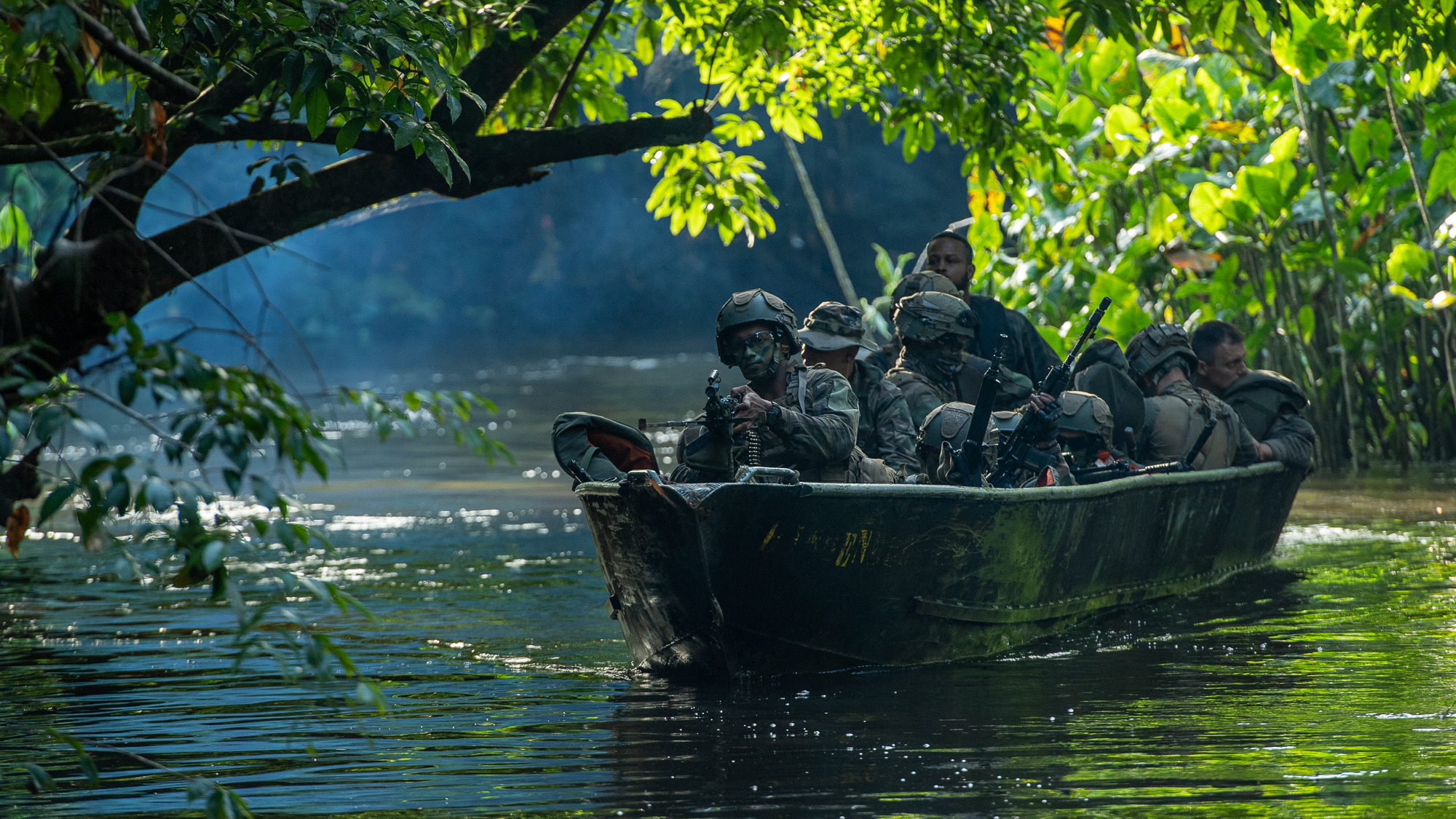 Le 3e régiment étranger d’infanterie des forces armées en Guyane, a conduit l’exercice interarmes et interarmées “Mata Toro”