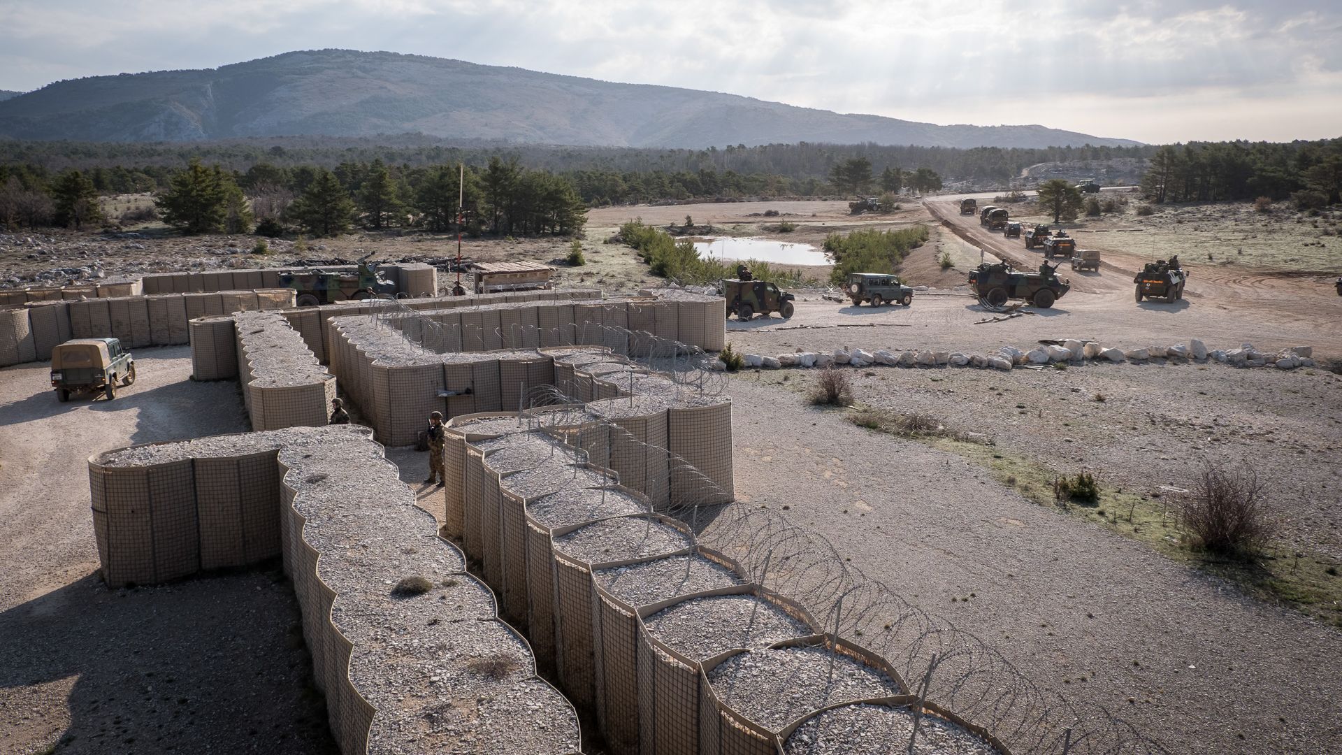 La forward operational base de Canjuers.