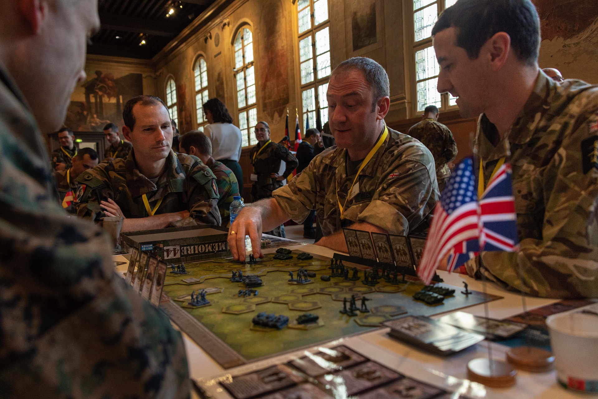 Première rencontre internationale de wargame aux Invalides.