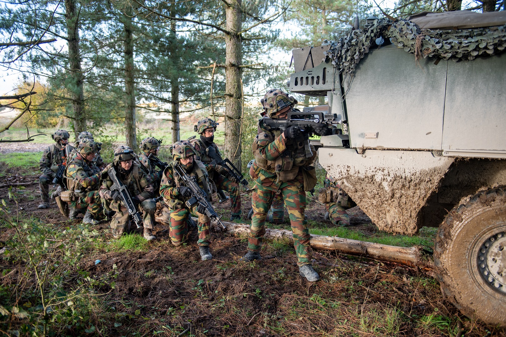 Rotation franco-belge au Cenzub-94e RI.