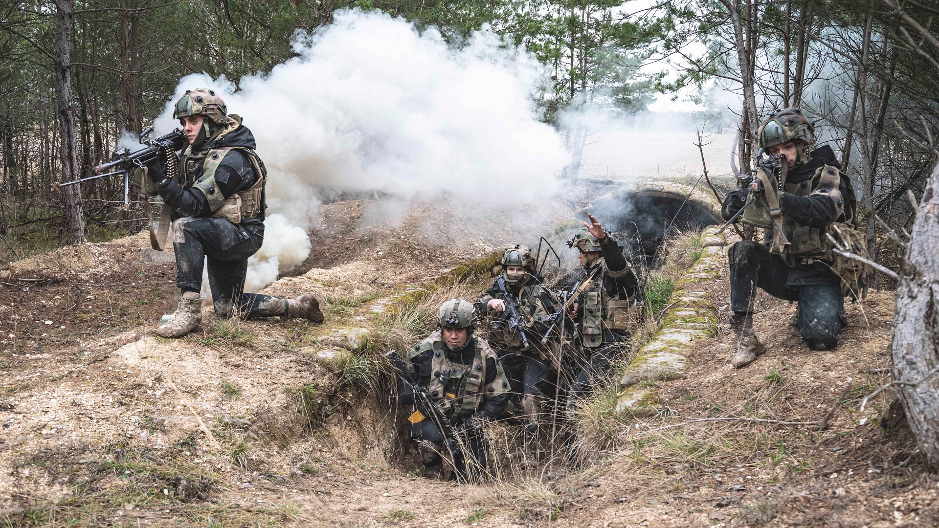 "La guerre de tranchée″ n’est pas synonyme de combat statique.