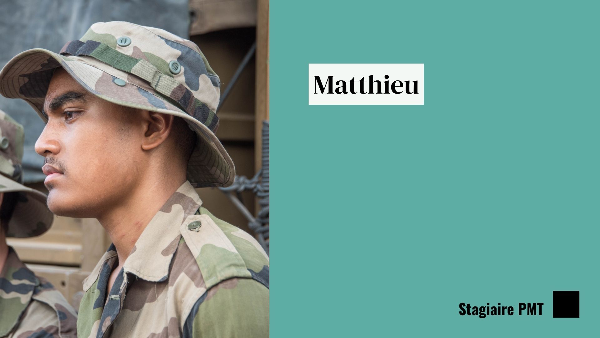 Matthieu, stagiaire PMT