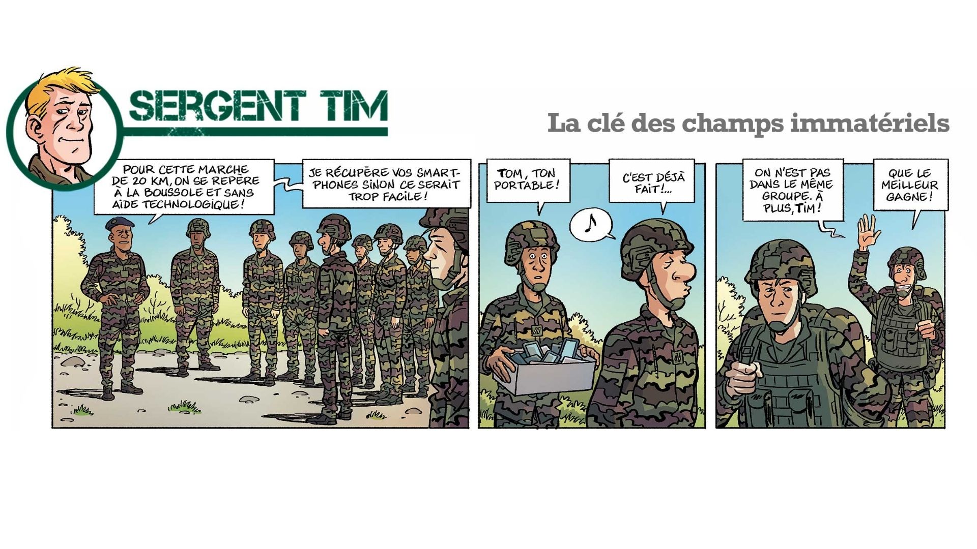  BD Sergent Tim : La clé des champs immatériels