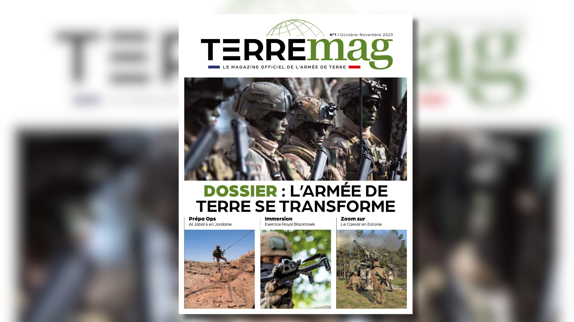 L'armée de Terre se dote d'un nouveau magazine.