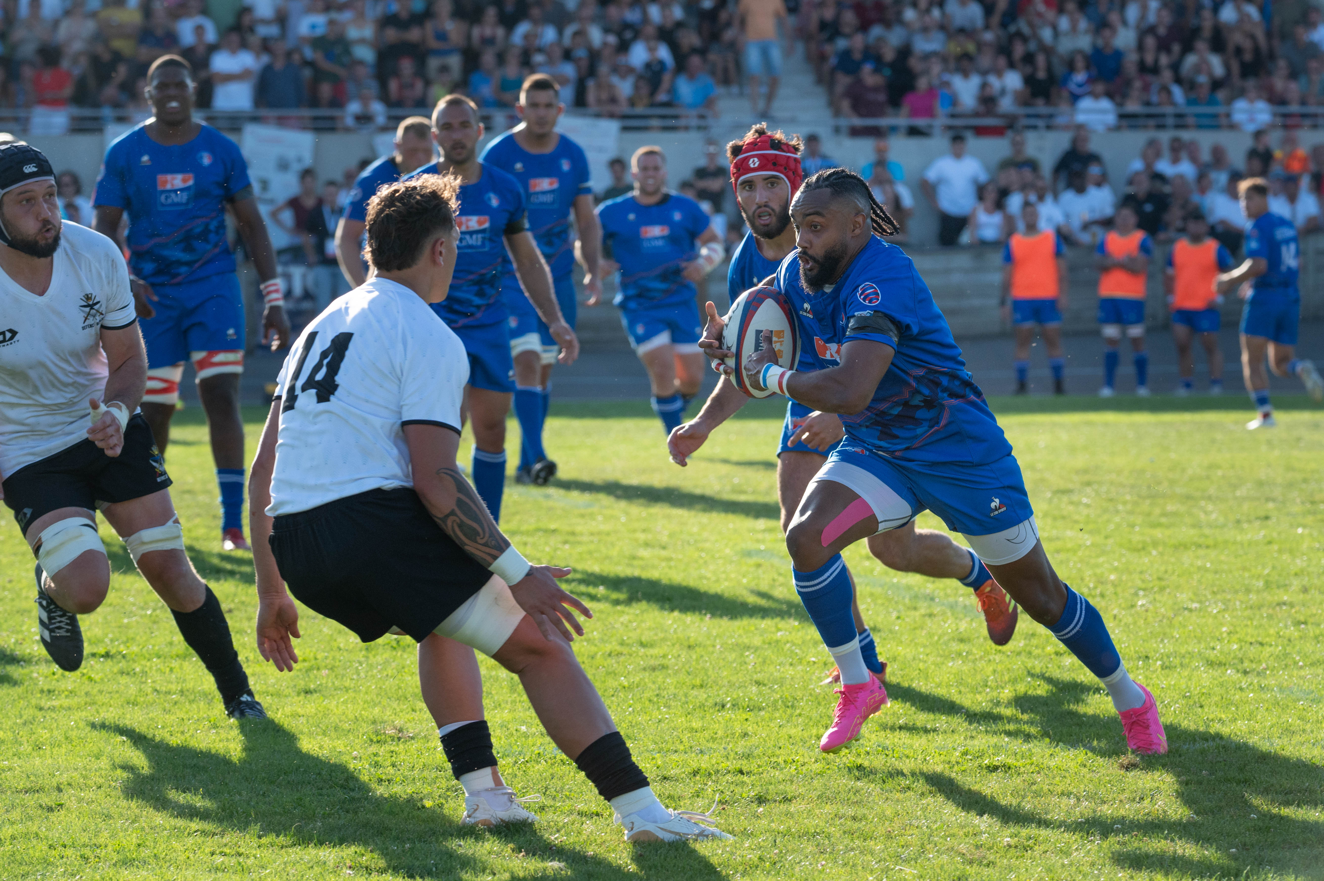 Caporal-chef Dwayne, rugbyman de l'équipe de France militaire