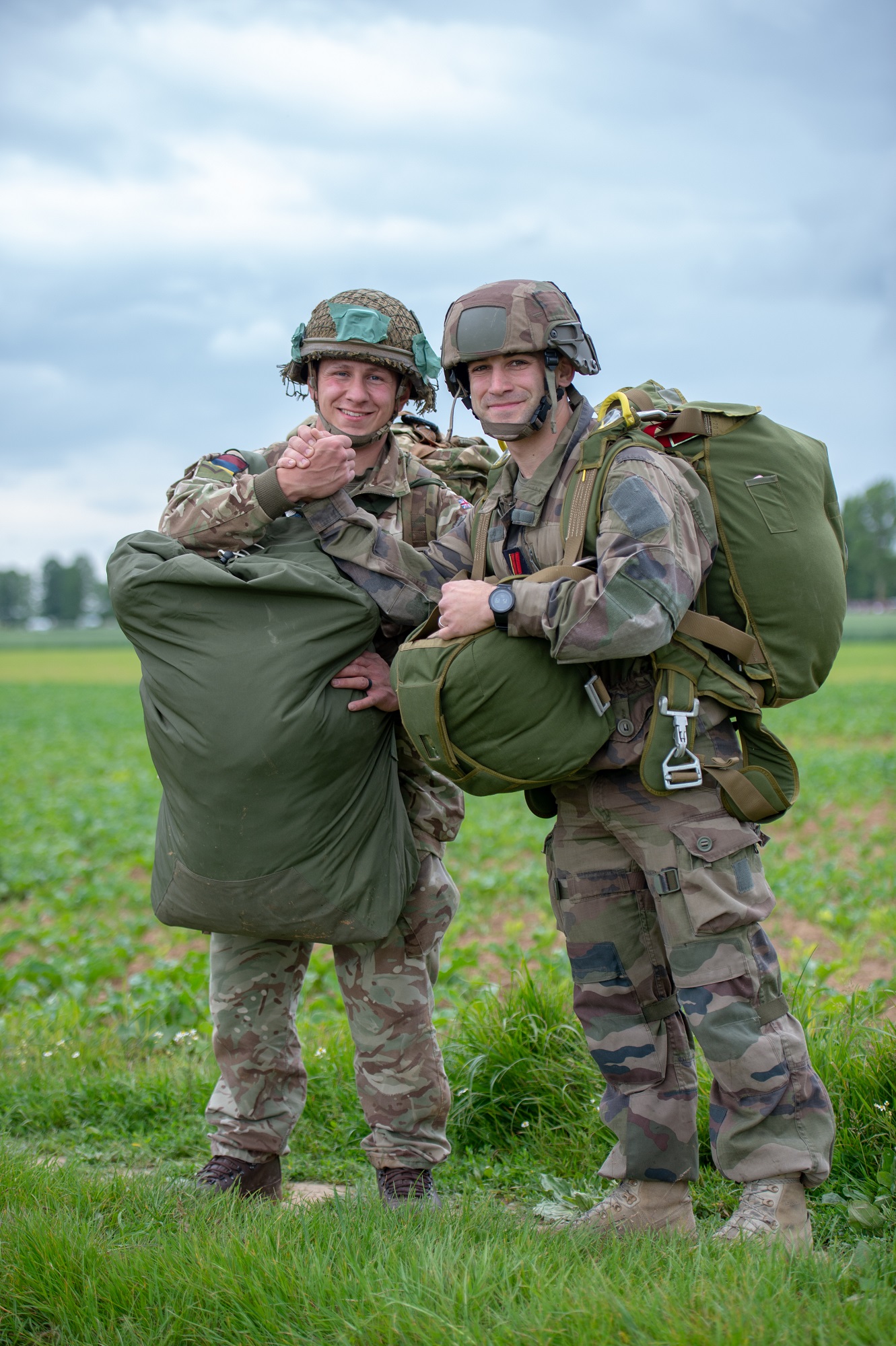 Le 5 juin 2019 en Normandie a eu lieu un saut de 300 parachutistes dont 150 Français de la 11e Brigade Parachutiste et 150 Britanniques.