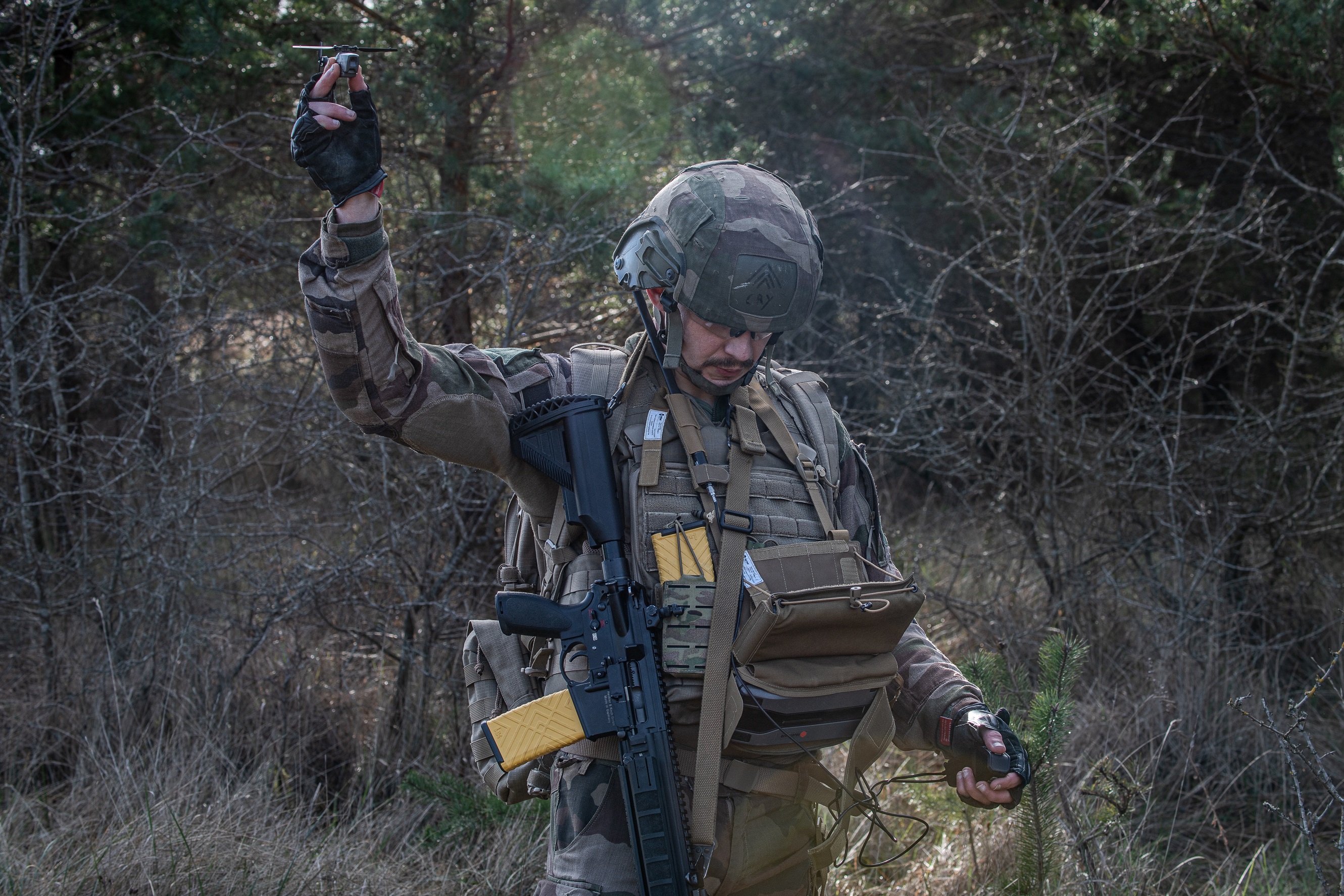 La Section exploratoire robotique du Cenzub-94e régiment d'infanterie élabore les doctrines d'emploi et identifie le potentiel de la robotique de combat.