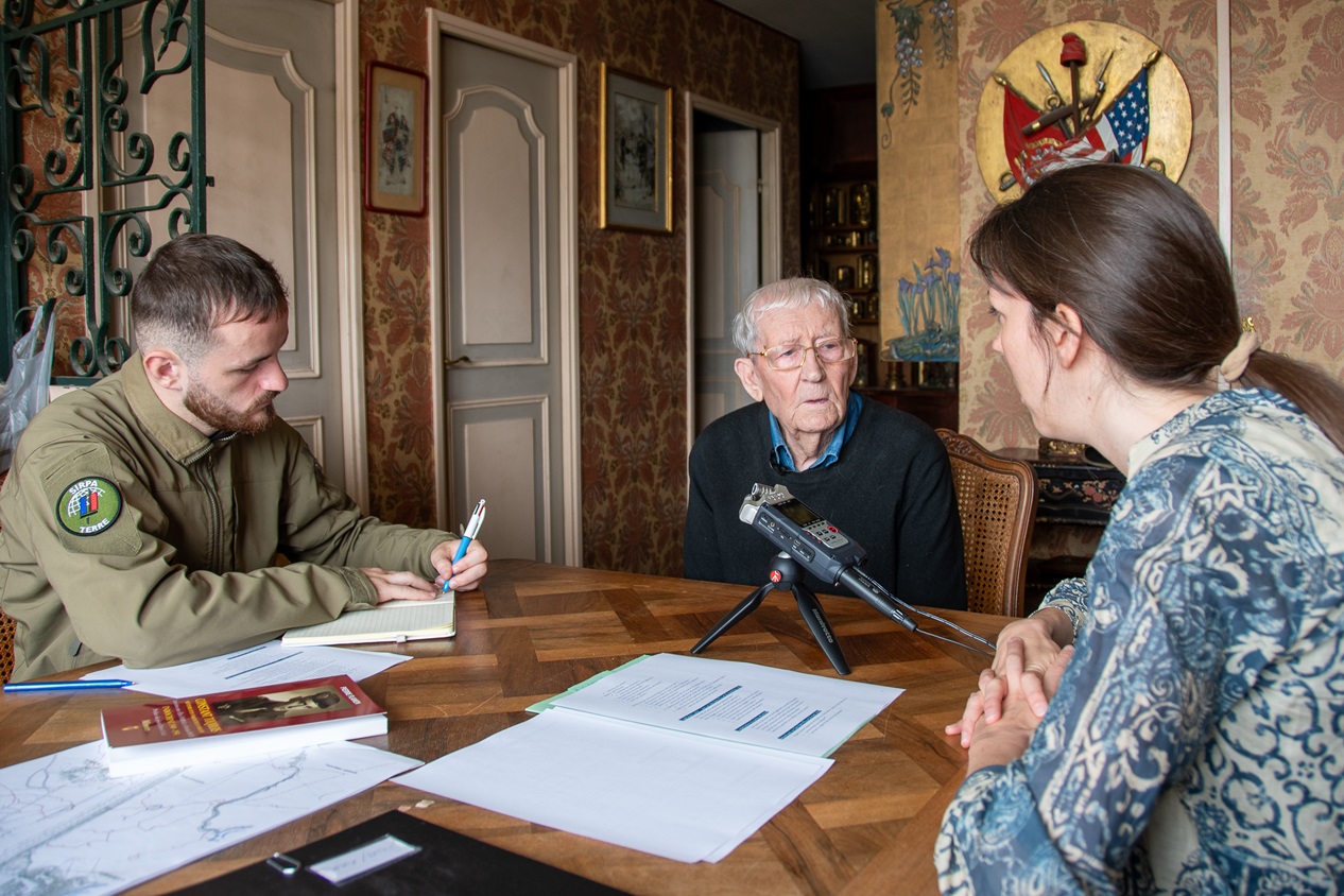 Entretien avec le major Pierre Flamen, ancien combattant de la guerre d’Indochine.