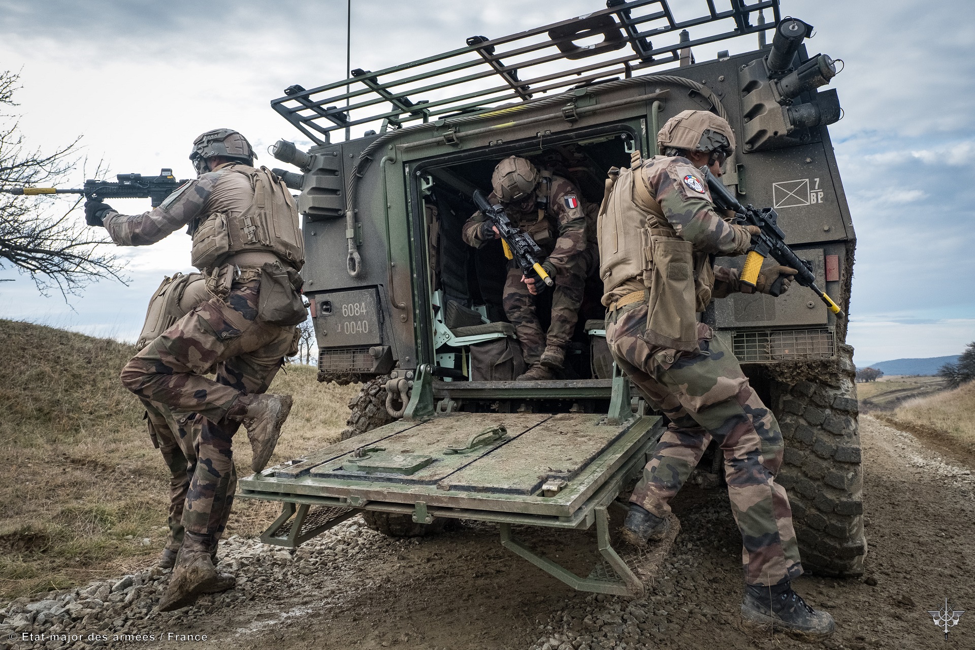 Le 152e RI en exercice Black Scorpion, Roumanie.